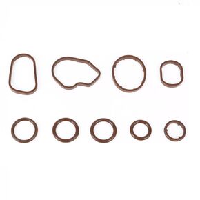 Engine Oil Filter Seal Ring Oil Radiator Gasket FKM A6511801310 A6511800665 68091825aa for Mercedes Benz 651 Sprinter C- Class E-Class 2.2cdi OM651 C207 C218 W204