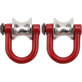 2Pcs RC Lifting Pulley, RC Crawler Model Simulated Lifting Pulley Steel Wire Rope Fit for for Crawler Car 1/10 Scale RC Car 1/10 RC Crawler (Type B)