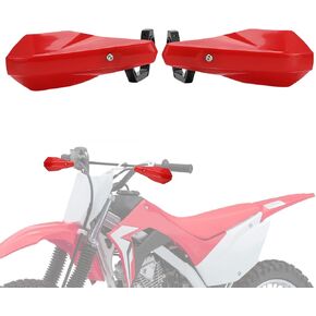 Dirt Bike Handguards 7/8" and 1 1/8" Hand Guards Handlebar Protector CNC Universal for CRF 50 50F CRF 110 CRF125F CR125 CRF100F CRF150R XR150L TRX 125 Pit Bike ATV Motorcycle Red