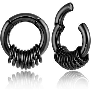 1 pair Classic great circle ear weight;Hypoallergenic 6mm(2g),4mm(6g) 316 Stainless Steel earrings Ear Weights Plugs Tunnels Gauges silver gold