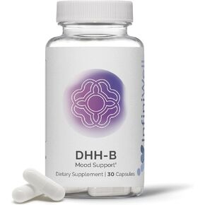 DHH-B Max Mood Support, 30 Capsules, Promotes Relaxation, Stress Relief and Sleep Support Dietary Supplement, 15 MG DHH-B Derived from Magnolia Bark Per Serving