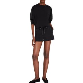 Club Monaco Women's Satin Stripe Shorts
