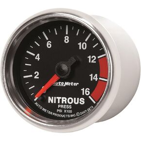 Auto Meter 3874 GS Electric Nitrous Pressure Gauge