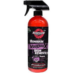 Renegade Products Voodoo X Iron Remover for Auto Detailing, Removes Iron, Break Dust and Rust from Paint and Wheels