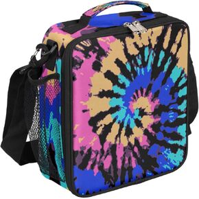 TropicalLife Urban Skate Board Reusable Insulated Lunch Box, Cool Colorful Kids Tote Bag for School Office Work Picnic Beach Hiking