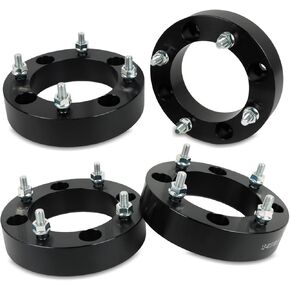 4PCS 1.5 inch 4x137mm Wheel Spacers with M10x1.25 Thread Pitch & 110mm Hub Bore, 4 Lug Forged ATV Wheel Spacers Adapters for Kawasaki Suzuki Bombardier Can-Am Commander Renegade Mule