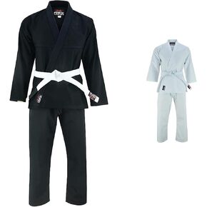 REX Sports Karate Uniform for Kids & Adults Lightweight Student Karate Gi Martial Arts Uniform with Belt