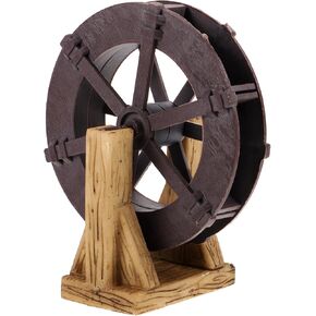 STOBAZA Tabletop Water Fountain Wheel Fish Tank Fountain Wheels Plastic Water Wheel Fountain Desk Waterfall Fountain Zen Garden Water Feature for Home Desk Decorations