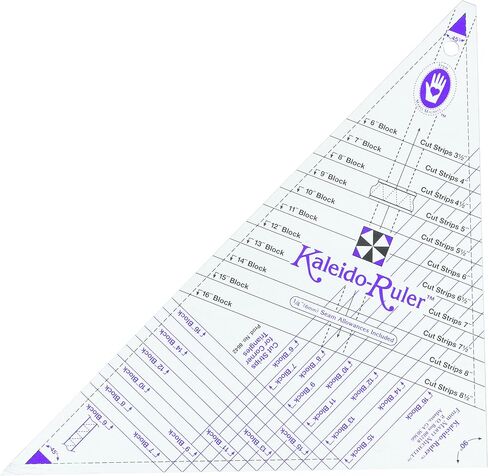 Marti Michell Large Kaleido-Ruler-6 To 16 Blocks, Clear in Kuwait