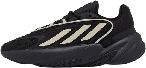حذاء Adidas Big Kid OZELIA أسود/أبيض فاتح/أخضر/أحذية رياضية-IE5721-مقاس 5 in Saudi Arabia