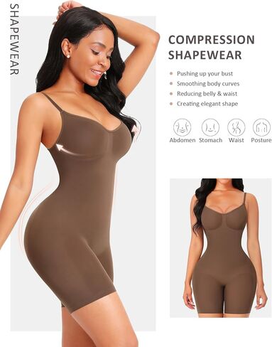 FeelinGirl Shapewear Bodysuit Tummy Control Seamless Sculpting Butt Lifter Body Shaper for Women in Saudi Arabia