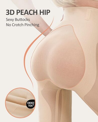 Shapewear Tummy Control Women, Butt Lifting High Waisted Shapewear Shorts, Shaper Seamless Hip Lift for Dress in Saudi Arabia