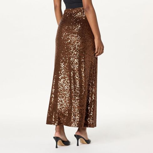 The Drop Women's Adela Sequin Maxi Skirt in Saudi Arabia