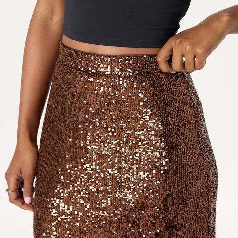 The Drop Women's Adela Sequin Maxi Skirt in Saudi Arabia