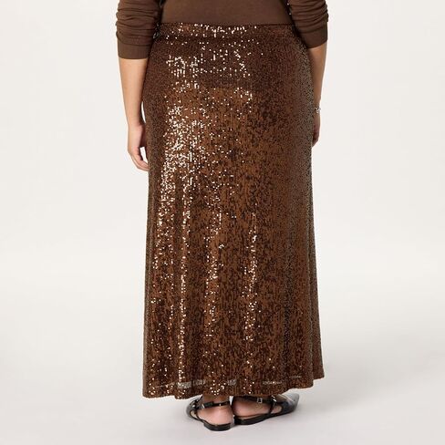 The Drop Women's Adela Sequin Maxi Skirt in Saudi Arabia