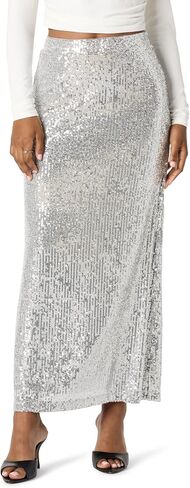 The Drop Women's Adela Sequin Maxi Skirt in Saudi Arabia