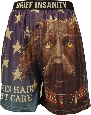 موجز INSANITY Boykin Spaniel الملاكم السراويل مريحة فضفاضة تناسب | الجدة الأمريكية فيدو الملابس الداخلية للجنسين in Kuwait