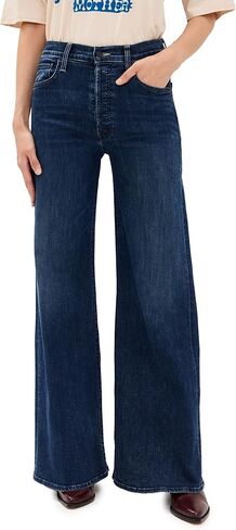 بنطلون جينز The Tomcat Roller Sneak للسيدات من MOTHER in Kuwait