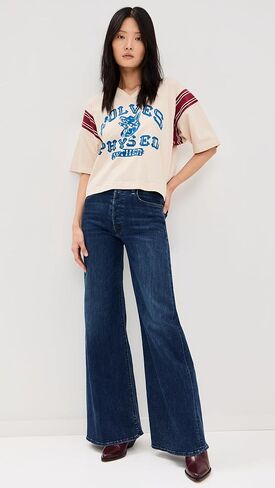 MOTHER Women's The Tomcat Roller Sneak Jeans in Saudi Arabia