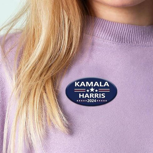 Kamala Harris 2024 for President Pins Button Harris Presidential Election Button Set of 6 Harris 2024 Campaign Button Pins For Men Women Harris Merchandise in Kuwait