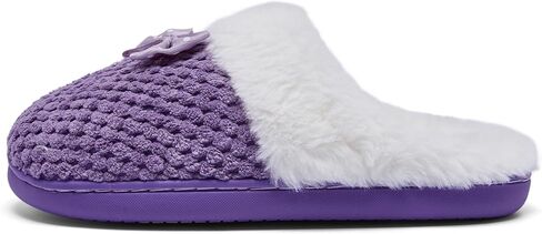 Kids Toddler Girls Slippers Memory Foam Comfort Wool-Like Plush Fleece Lined Winter House Shoes for Indoor in Saudi Arabia