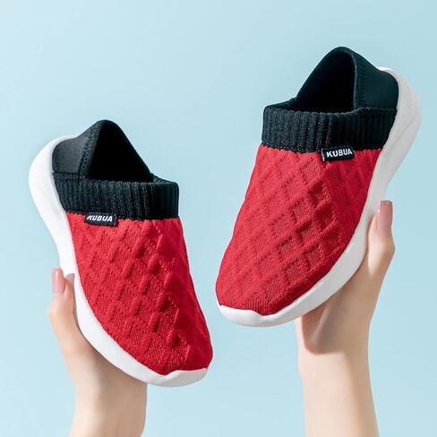 KUBUA Kids Slippers Boys Girls Indoor House Slip on Shoes Outdoor Breathable Garden Loafers Little Big Kid in Saudi Arabia
