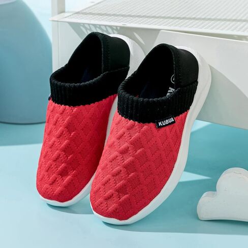 KUBUA Kids Slippers Boys Girls Indoor House Slip on Shoes Outdoor Breathable Garden Loafers Little Big Kid in Saudi Arabia