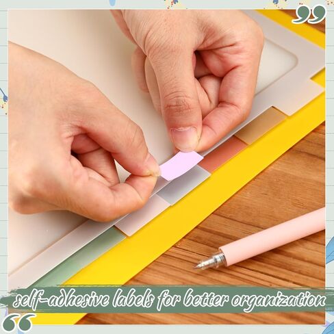 4 Set 8 Tab Binder Dividers for 3 Ring 8.5 x 11 Inch Plastic Binder Dividers with Tabs Multicolor Letter Size Page Dividers 3 Hole Punch Clear File Organizer for School(Morandi Color) in Saudi Arabia