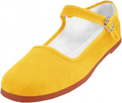 Shoes 18 Womens Cotton China Doll Mary Jane Shoes Ballerina Ballet Flats Shoes in Kuwait