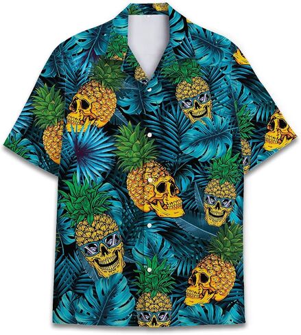 Funny Superheroes Eyes Casual Button Down Short Sleeve Holiday Summer Beach Hawaiian Shirt in Saudi Arabia