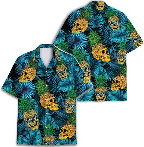 Funny Superheroes Eyes Casual Button Down Short Sleeve Holiday Summer Beach Hawaiian Shirt in Saudi Arabia
