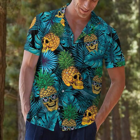 Funny Superheroes Eyes Casual Button Down Short Sleeve Holiday Summer Beach Hawaiian Shirt in Saudi Arabia