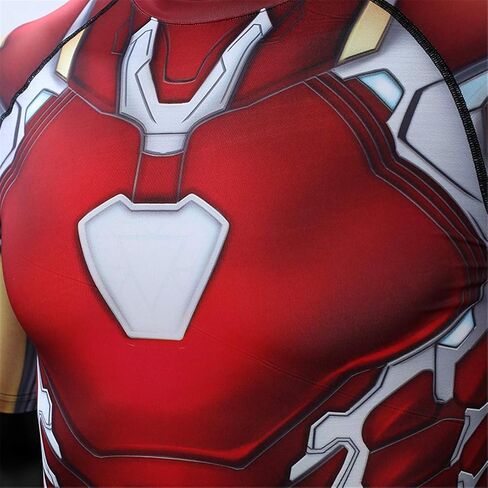تي شيرت 3D Super Hero ملائم سريع الجفاف للرياضة التنكرية بأكمام طويلة in Saudi Arabia