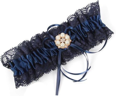 Blue Wedding Garters for Women,Vintage Lace Bridal Garters for Wedding Wedding Garter Belt for Bride in Kuwait