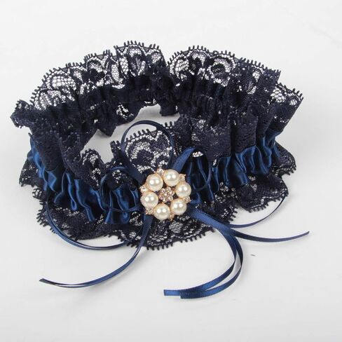 Blue Wedding Garters for Women,Vintage Lace Bridal Garters for Wedding Wedding Garter Belt for Bride in Kuwait