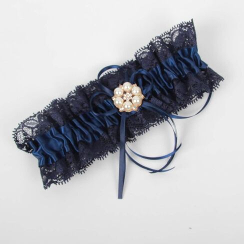 Blue Wedding Garters for Women,Vintage Lace Bridal Garters for Wedding Wedding Garter Belt for Bride in Kuwait