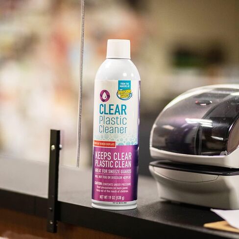 Invisible Glass 91014-6PK Screen and Plastic Cleaner Protectant and Polish Anti-Fog and Anti-Static for Plastic Surfaces Touchscreens, Plastic Shields and Guards, Electronics, 19 Fl Oz, Pack of 6 in Kuwait