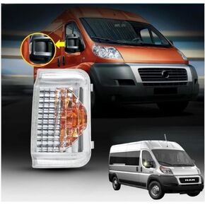 WESIGAO Blinker Turn Signal Light for Dodge Ram ProMaster 1500 2500 3500 [2014 2015 2016 2017 2018 2019 2020 2021] Mirror Indicator Light, NO Bulbs (OE Pair)