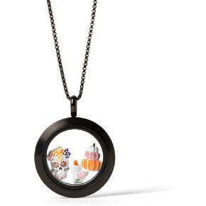 Dia de los Muertos Living Locket Set 16-19" - Black