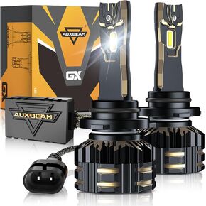Auxbeam H11 H8 H9 Fog Light Bulbs, 25000LM 800% Brighter Light Bulbs, 6500K H11 Powersports Bulbs For UTV ATV Offroad Vehicles