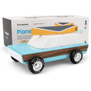 Candylab Toys - Americana Collection - Pioneer - Premium Handcrafted Wooden Car Toy