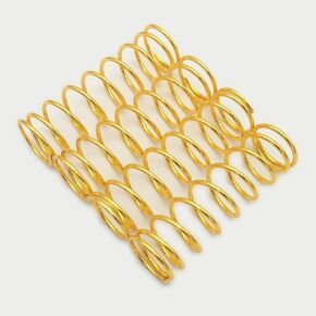4pcs Thicker Harder Steel Springs Gold for 1/8 Sledge Shock 9660 9661