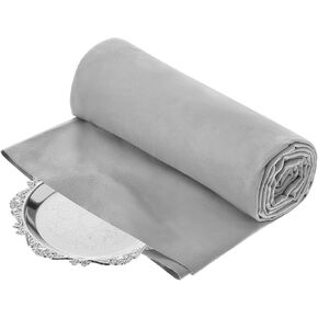 1.1 Yard Anti Tarnish Silver Cloth for Jewelry Silver Storage Silverware Cloths to Protect Silver Anti Tarnish Jewelry Cloth by The Yard for Silverware Flatware Polishing (Royal Blue)
