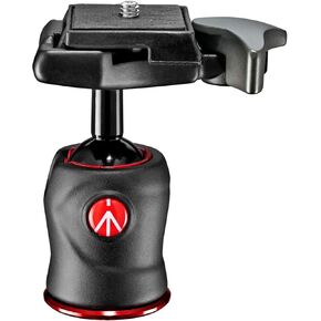Manfrotto Centre Ball Head 494, Head for Cameras, for Tripods, Camera Support, in Aluminium