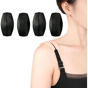 TAIKULE Bra Strap Holders for Slipping Bra Strap Holder Black/White/Skin/Light Skin Silicone Shoulder Pad Bra Strap Cushions