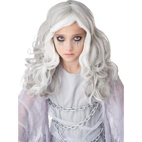 Glow in The Dark Ghost Wig for Kids