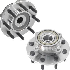 IRONTEK 515062 Passenger or Driver Side Front Wheel hub and Bearing Assembly Fit for Dodge 2000-2001 Ram 2500 4WD 8 Lugs 2PCS