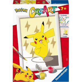 Ravensburger CreArt Pokemon Paint by Numbers Kits for Children & Adults Ages 7 Years Up - Kids Craft Set