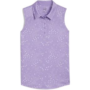 pumagolf Girl's Cloudspun Piped Sl Polo