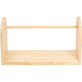 QRZLP Spools Thread Rack, Wooden Ribbon Storage Rack Sewing Yarn Roll Holder Mesh Crochet Thread Rack for Embroidery Quilting and Sewing Threads.